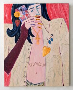 Anna-Stiina Korhonen, Melencolia, 2020, öljy levylle, 62 x 78 cm